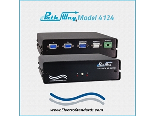 Model 4124 DB9 A/B Switch, Automatic Fallback Catalog # 304124