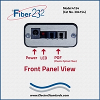 POF Fiber Repeater with RS232 Monitor Port