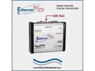 304163-DIN - 4163-DIN High Speed Ethernet-to-RS485/422/232 Interface Converter