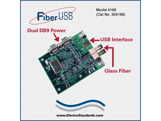 304166 - 4166 High Speed Rugged ST Fiber-to-USB Interface Converter