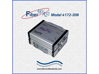 Model 4172-DIN Very High Speed Fiber to Multi-Point RS485/422 Interface Converter, Catalog #304172-DIN 