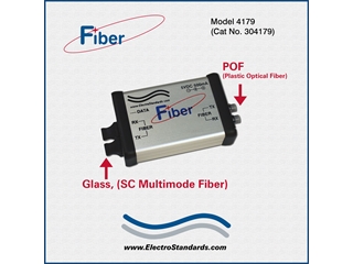 304179 - Model 4179 POF to SC Duplex Fiber Converter