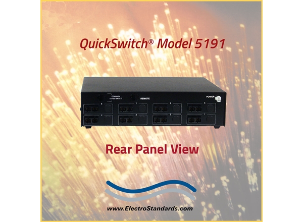 8-Way Fiber Switch / Converter with Remote