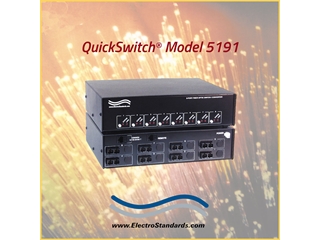 Switch/Converter Catalog # 304191 - Model 5191 8-Way Fiber  with Remote