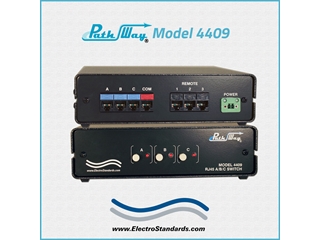 Catalog # 304409 - Model 4409 RJ45 ABC Switch, Triple RS232 Remotes