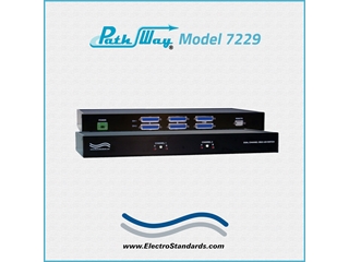 Catalog # 305229 - Model 7229 2-Channel DB25/X.21 BIS A/B Switch, Includes Wide Range Power Supply for North American and European Applications
