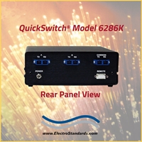 6286KGigabit SC Duplex A/B Fiber Switch, with Remote and Keylock
