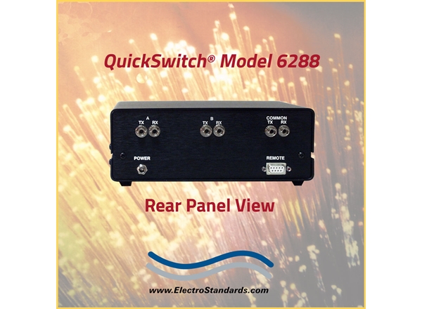 QuickSwitch ST Duplex Fiber Optic a/b Switch