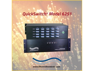Catalog # 306251 - Model 6251 4-Channel, SC Duplex A/B/C/D Single Mode Switch, Simultaneous Switching 