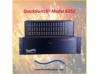 Catalog # 306252 - Model 6252 16-Channel ST Duplex Fiber Optic Switch, Multimode, No Remote
