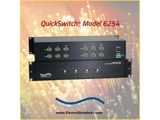 Catalog # 306254 - Model 6254 LC Duplex 4-Channel A/B FiberSwitch, Telnet GUI, CE & RoHS