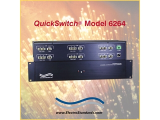 Catalog # 306264 - Model 6264 6-Channel  LC Duplex 62.5/125 Fiber Switch, Telnet