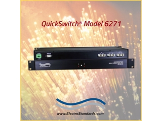 Catalog # 306271 - Model 6271 SC Duplex A/B Fiber Optic Switch