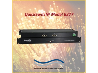Catalog # 306277 - Model 6277 SC Duplex Online/Offline Fiber Switch
