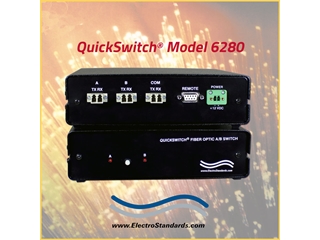 Catalog # 306280 - Model 6280 LC Gigabit A/B Fiber Switch