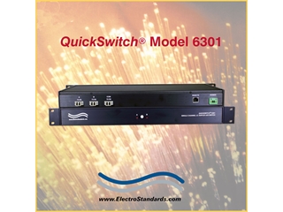 Catalog # 306301 - Model 6301 LC Duplex A/B Fiber Optic Switch