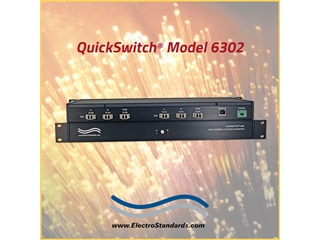 Catalog # 306302 - Model 6302  2-Channel A/B Fiber Optic Switch