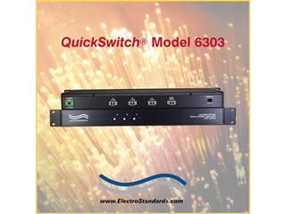 Catalog # 306303 - Model 6303 LC Duplex A/B/C Fiber Optic Switch, with Telnet & GUI