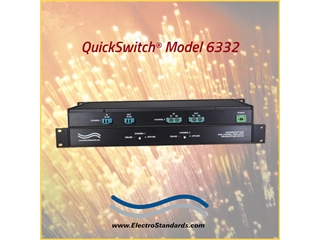 Catalog # 306332 - Model 6332 2-Channel OM3 LC & OM3 SC Duplex Online/Offline Switch, Mulltimode