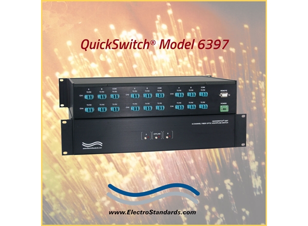 6-Channel OM3 LC A/Offline/B Switch