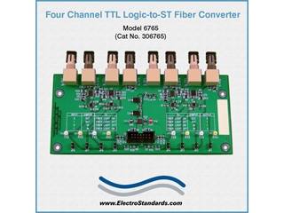 306765 - 6765 TTL Logic to ST Fiber Interface Converter (Board)