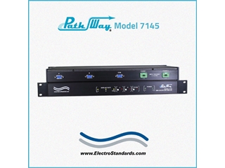Catalog # 307145 - Model 7145 Automatic Sensing DB9 A/B/OFFLINE Switch, with Redundant Special Input Power