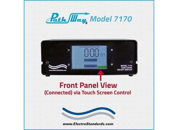 RJ45 Online/Offline Cat5e Switch w/Touch Control