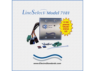Catalog # 307181 - Model 7181 RJ45 CAT5e Online/Offline Rotary Switch