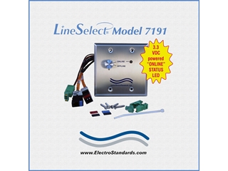 Catalog # 307191 - Model 7191 RJ45 CAT5e Online/Offline Rotary Switch