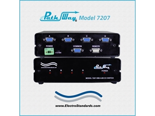 Catalog # 307207 - Model 7207 DB9 A/B/C/D Switch