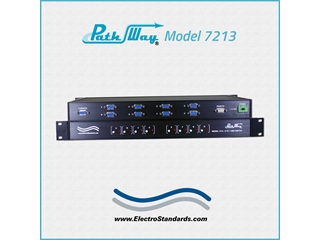 Catalog # 307213 - Model 7213  8-to-1 DB9 Switch, 8 Positions