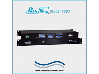 307267 Model 7267 Dual Channel DB25 RS232/RS530 A/B Switch, 48VDC