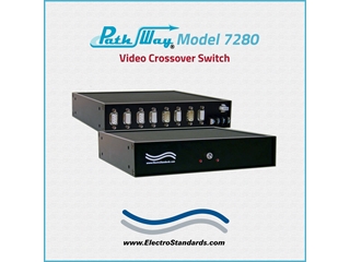 Catalog # 307280 - Model 7280 HD15/DB9 Video Normal / Crossover Switch