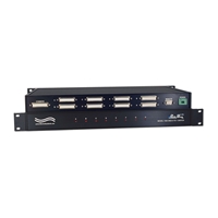 8-to-1 DB25 Switch, RS232 Serial Remote
