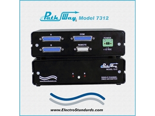 Catalog # 307312 - Model 7312 RS232/RS530 A/B Switch with Contact Closure