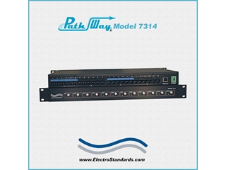 Catalog # 307314 - Model 7314 12-Channel RJ45 CAT6 ON/OFF Network Switch