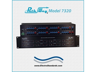 Catalog # 307320 - Model 7320 8-Chan'l RJ45 CAT6 A/B/C/D Switch, Telnet, GUI & Cascade