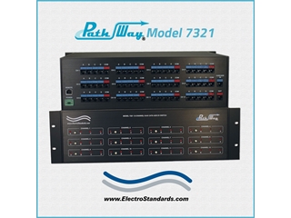 Catalog # 307321 - Model 7321 12-Chan'l RJ45 CAT6 A/B/C/D Switch, Telnet, GUI & Cascade