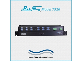 Catalog # 307326 - Model 7326 4-Channel DB9 A/B Switch, 24VDC Voltage Control Remote