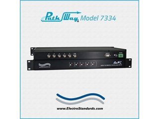 Model 7334 5-1 BNC Network Switch Box RS232 Remote Control, Catalog #307334