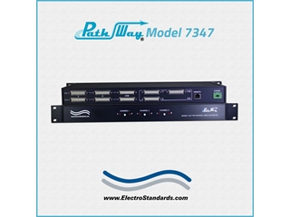 Catalog # 307347 - Model 7347 3-Channel DB25 RS232 A/B Switch