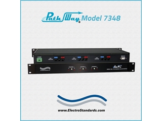 Catalog # 307348 - Model 7348 3-Channel RJ45 CAT5 A/B Switch