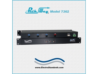 Catalog # 307362 - Model 7362 RJ45 CAT5e A/B/C Switch, RS232 Serial Remote Control