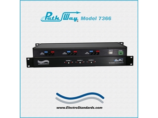 Catalog # 307366 - Model 7366 3-Channel RJ45 CAT5e A/B Switch