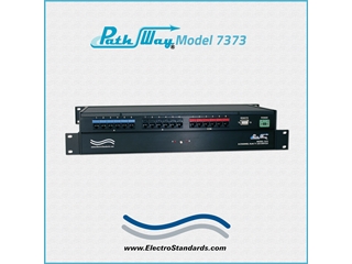 Catalog # 307373 - Model 7373 6-Channel  RJ45 T1 A/B Switch with RS232 Remote