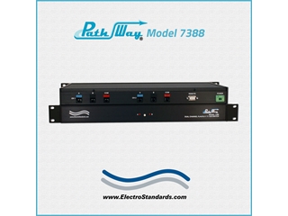 Catalog # 307388 - Model 7388 Dual Channel RJ45 Cat5e/RJ11 T1 A/B Switch, Contact Closure