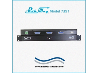 Catalog # 307391 - Model 7391 DB25 A/B Switch, Automatic Fallback & RS232 Remote