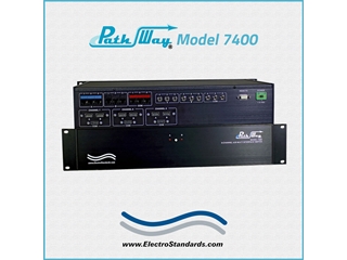 Catalog 307400, Model 7400 9-Channel A/B Multi-Interface PoE Switch; 3 Channels Audio (4-Pin 3.5mm), 3 Channels RJ45 Cat5e, 3 Channels HDMI, with RS232 Remote