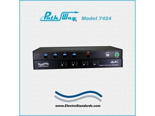 Catalog # 307424 - Model 7424 RJ45 CAT5 A/B/C/D Switch
