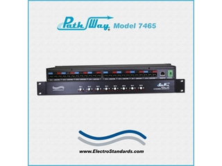 Catalog # 307465 - Model 7465 8-Channel RJ45 A/B Switch